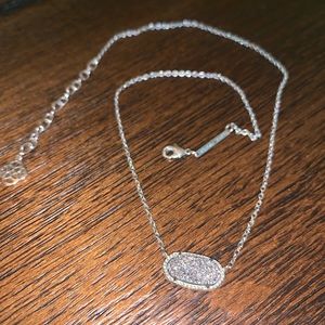 Kendra Scott Elisa Silver Pendant Necklace